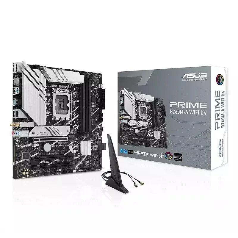 ASUS PRIME B760M-A WIFI D4 Intel B760 LGA 1700 micro ATX, Photo boutique Best Buy Tunisie chez Best Buy Tunisie