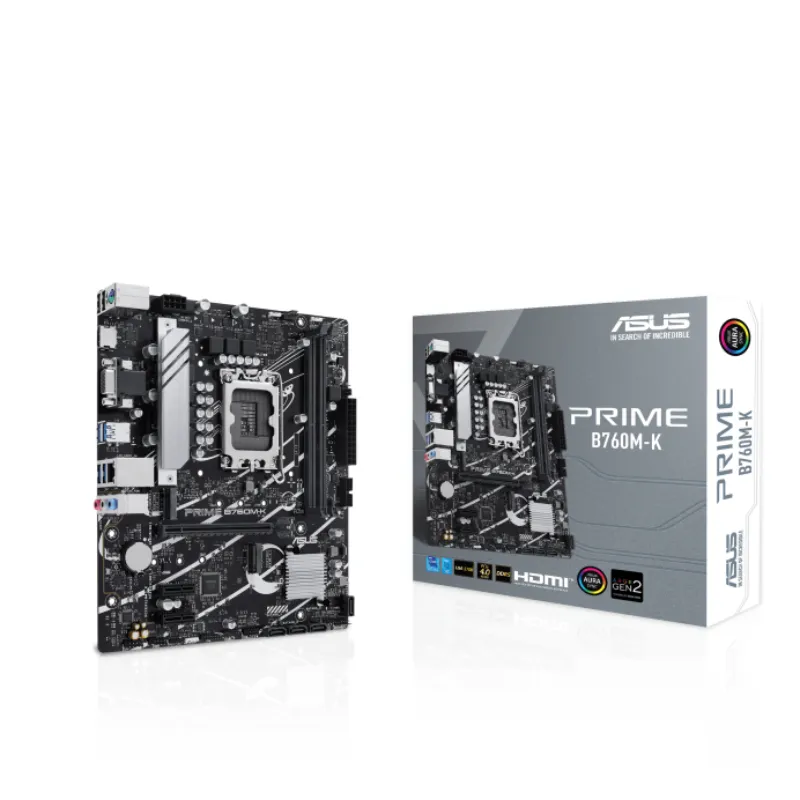 Carte Mère Asus Prime B760M-K D5 -90MB1FI0-M1EAY0