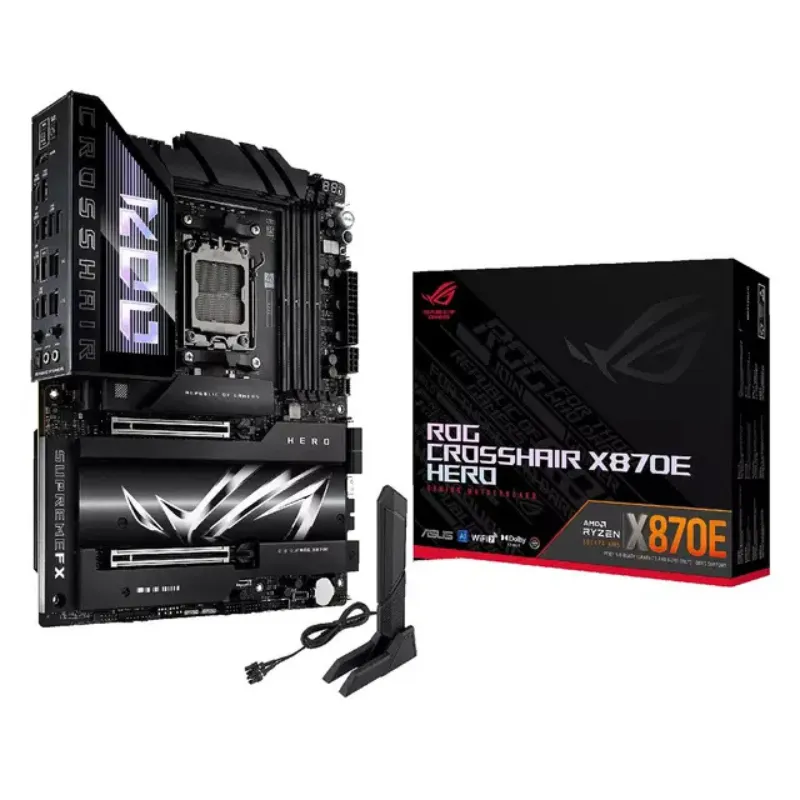 Carte Mère ASUS ROG CROSSHAIR X870E HERO AM5 D5 (90MB1IE0-M0EAY0), Photo boutique Best Buy Tunisie chez Best Buy Tunisie