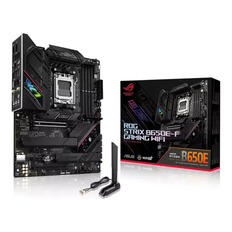 ASUS ROG STRIX B650E-F GAMING WIFI AMD B650 Emplacement AM5 ATX, Photo boutique Best Buy Tunisie chez Best Buy Tunisie