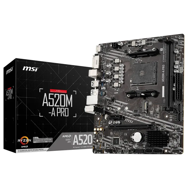 Carte Mère Gamer Msi Pro A520m-A (911-7C96-024), Photo boutique Best Buy Tunisie chez Best Buy Tunisie