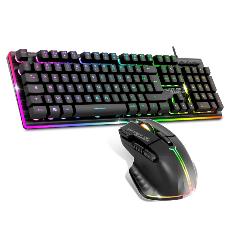 Ensemble Clavier et Souris Gamer Filaire SPIRIT OF GAMER ULTIMATE 600 - Noir, Photo boutique Best Buy Tunisie chez Best Buy Tunisie