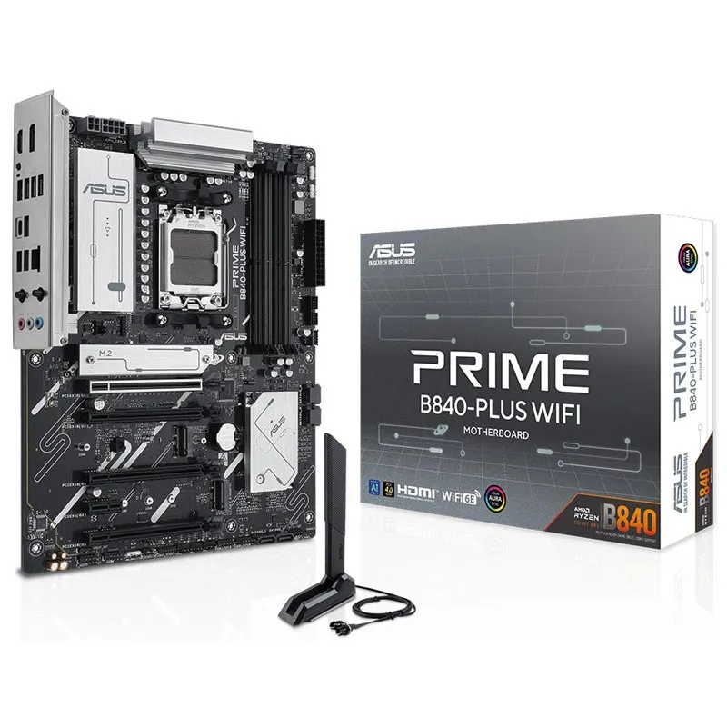 ASUS PRIME B840-PLUS WIFI AMD B840 Emplacement AM5 ATX, Photo boutique Best Buy Tunisie chez Best Buy Tunisie