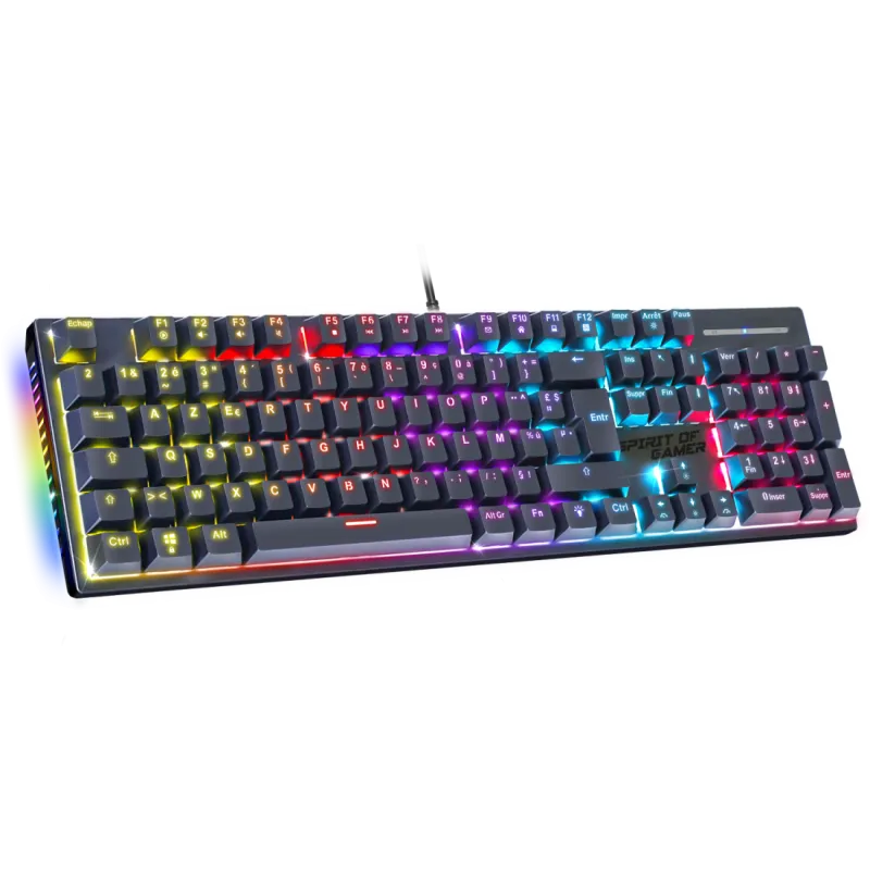 Clavier Gamer Filaire SPIRIT OF GAMER XPERT-K250 RGB Switch Rouge - Noir, Photo boutique Best Buy Tunisie chez Best Buy Tunisie