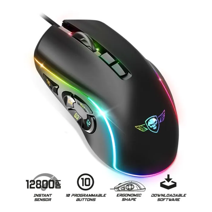 Souris Gaming Spirit Of Gamer M30 RGB Noir, Photo boutique Best Buy Tunisie chez Best Buy Tunisie
