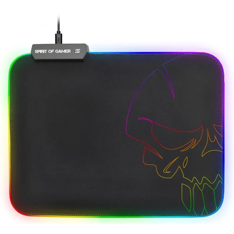 Tapis de Souris Gamer SPIRIT OF GAMER RGB M - Noir, Photo boutique Best Buy Tunisie chez Best Buy Tunisie