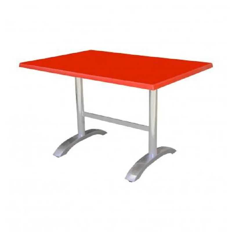 Table 110x70cm WERZALIT socle aluminium (TC0028), Photo boutique Best Buy Tunisie chez Best Buy Tunisie