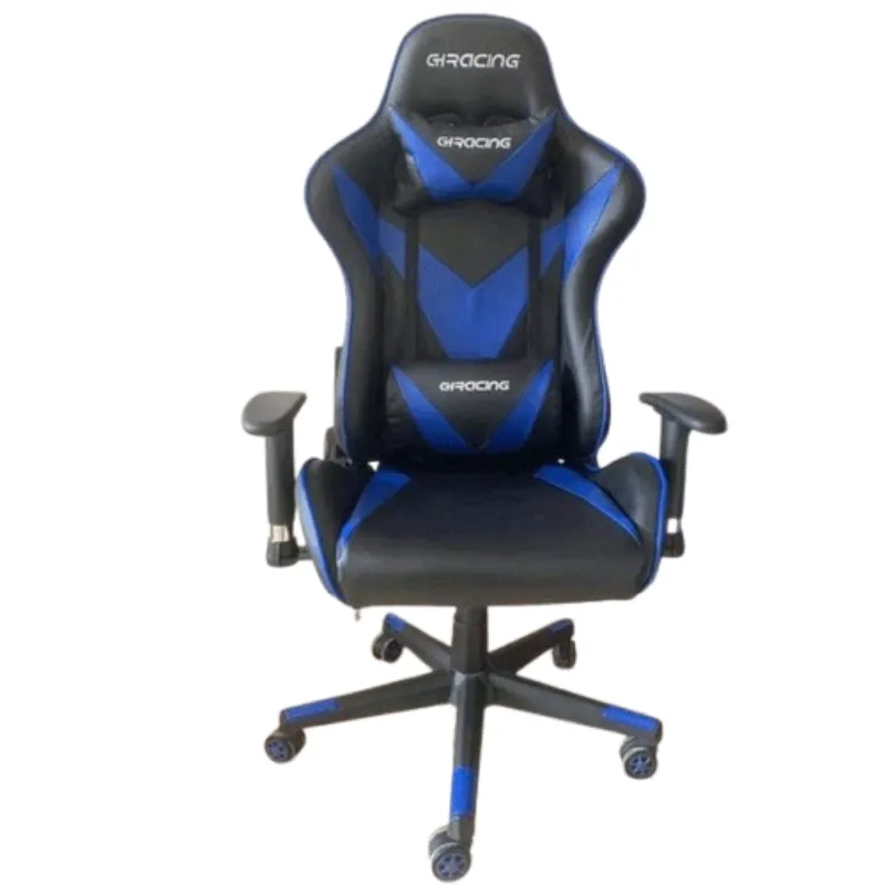 Chaise Gaming Race En Simili Cuir Avec Accoudoirs Rembourrés - Noir&Bleu, Photo boutique Best Buy Tunisie chez Best Buy Tunisie
