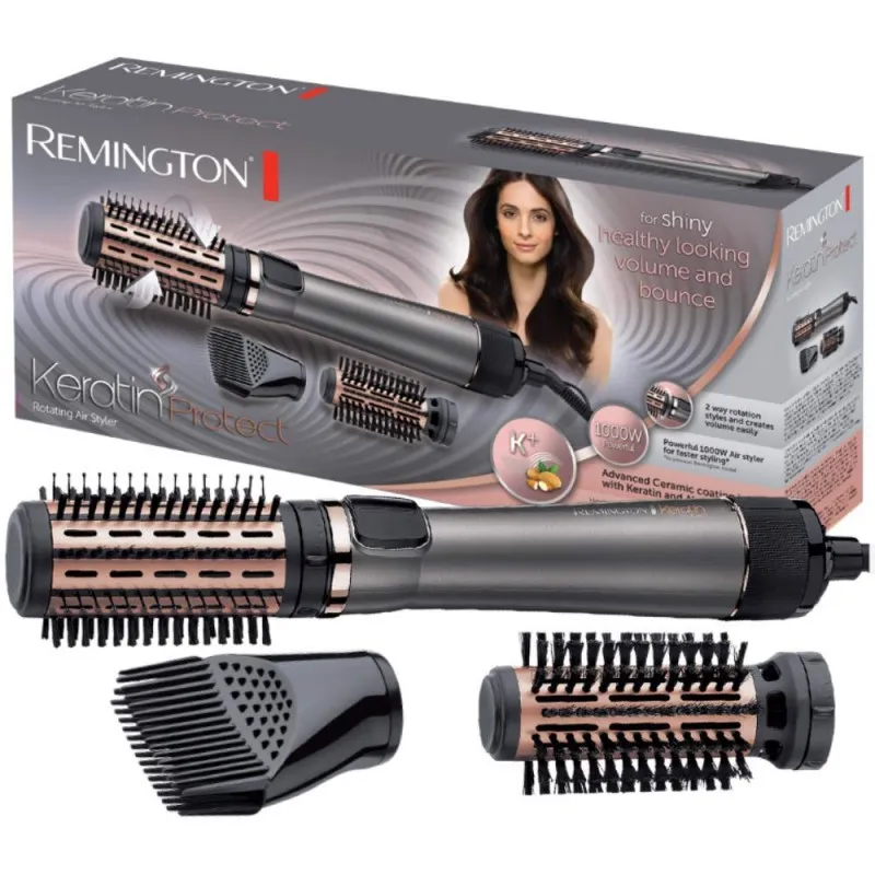 Remington AS8810 brosse soufflante et fer à lisser Brosse soufflante à air chaud Vapeur Argent, Noir, Or 1000 W 3 m, Photo boutique Best Buy Tunisie chez Best Buy Tunisie