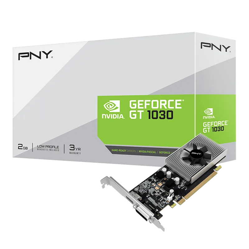 PNY GeForce GT 1030 2GB NVIDIA 2 Go GDDR4, Photo boutique Best Buy Tunisie chez Best Buy Tunisie