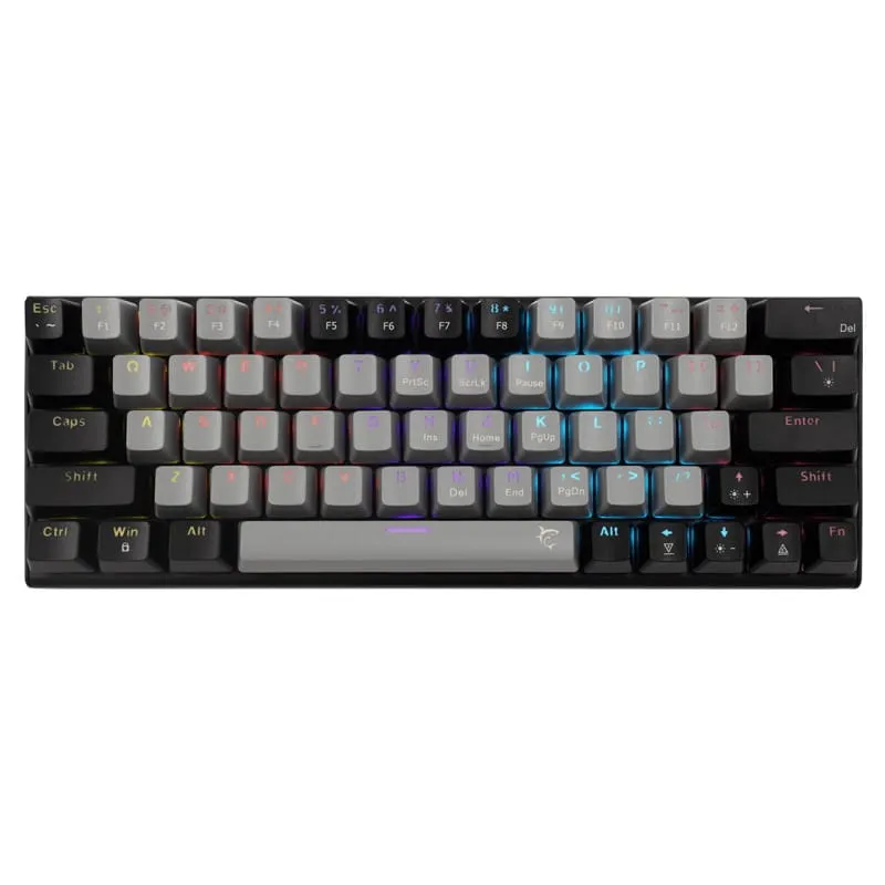 Clavier Gamer White Shark GK-002711 Red Switch Noir