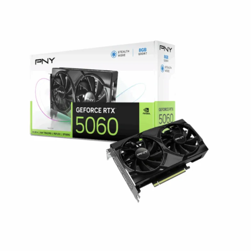 PNY GeForce RTX 5060 8 GB NVIDIA 8 Go GDDR7, Photo boutique Best Buy Tunisie chez Best Buy Tunisie