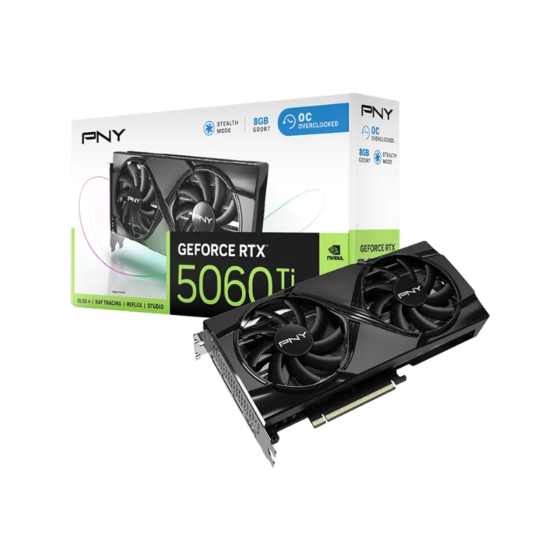 PNY GeForce RTX 5060 Ti OC NVIDIA 8 Go GDDR7, Photo boutique Best Buy Tunisie chez Best Buy Tunisie