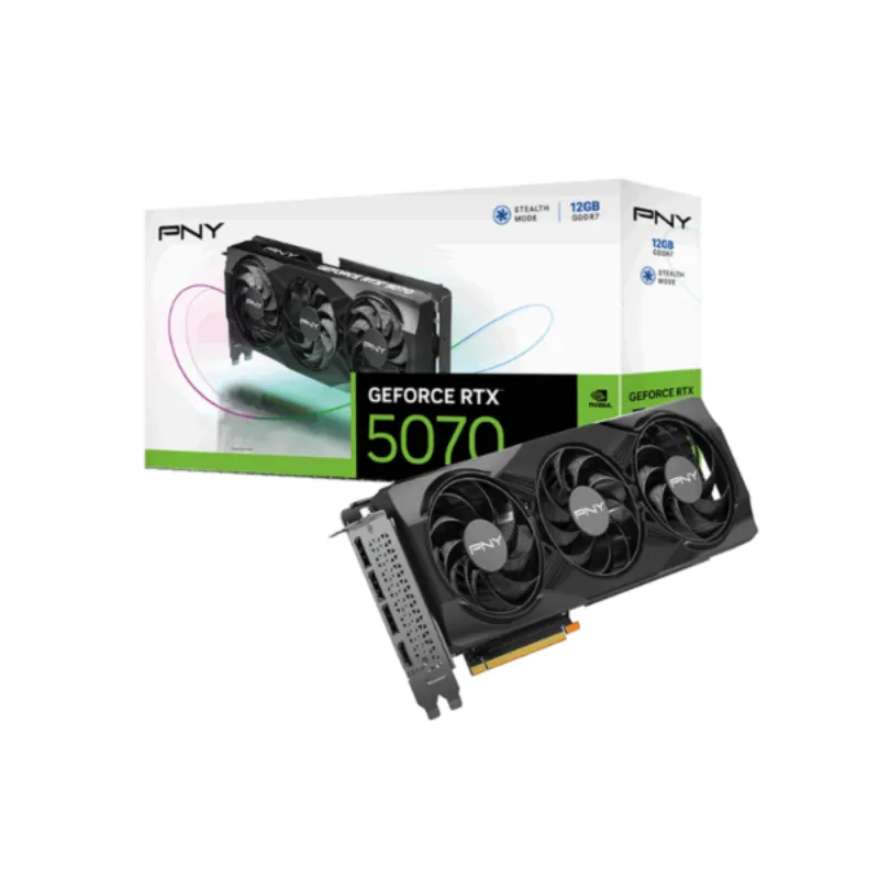PNY GeForce RTX 5070 OC NVIDIA 12 Go GDDR7, Photo boutique Best Buy Tunisie chez Best Buy Tunisie
