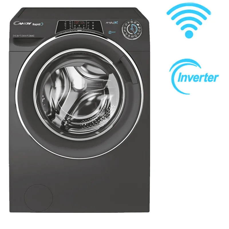 Machine À Laver Candy Rapido Pro 12Kg Smart Silver, Photo boutique Best Buy Tunisie chez Best Buy Tunisie