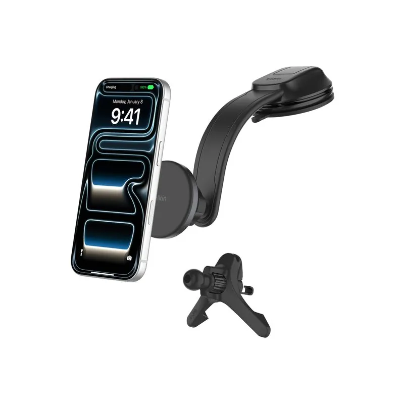 Support de charge magnétique sans fil Belkin BoostCharge pour Voiture 15W, Photo boutique Best Buy Tunisie chez Best Buy Tunisie