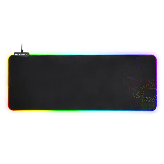 Tapis de Souris Gamer SPIRIT OF GAMER Darkskull RGB XXL - Noir, Photo boutique Best Buy Tunisie chez Best Buy Tunisie