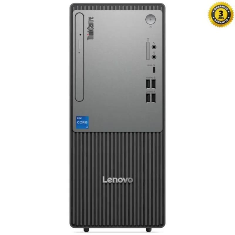 Lenovo ThinkCentre neo 50t Gen 5 Intel® Core™ i5 i5-14400 8 Go DDR5-SDRAM 512 Go SSD Tower PC Noir, Photo boutique Best Buy Tunisie chez Best Buy Tunisie