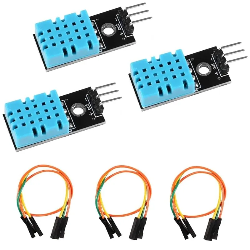 Lot de 3 pièces DHT11 Module capteur de température et d'humidité relative