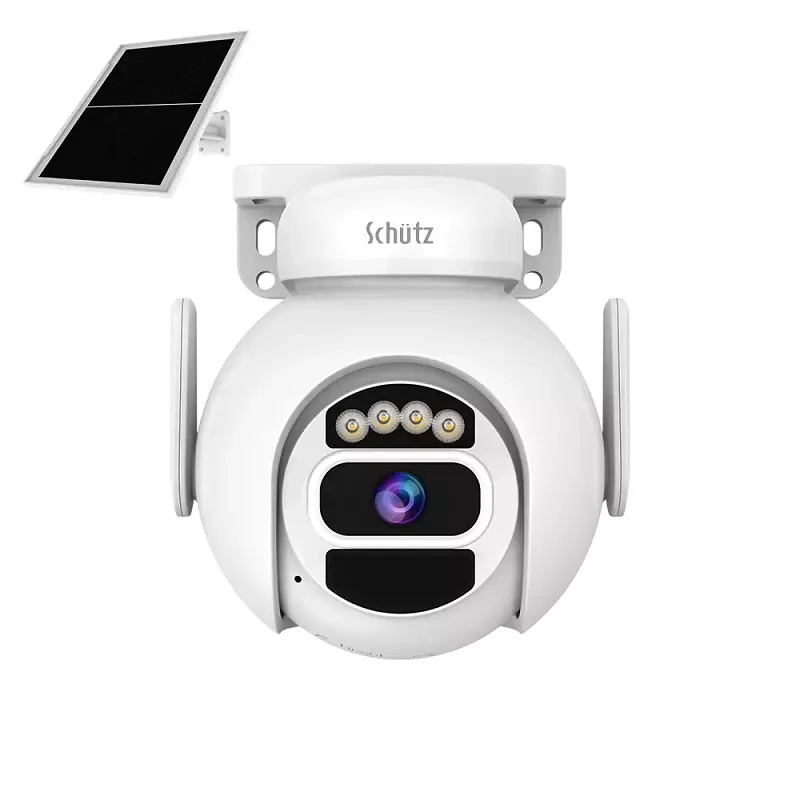 Caméra De Surveillance Externe Schutz Solaire 4MP Ultra HD Blanc - SH-GIC-WSP