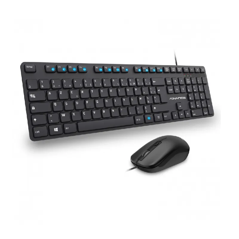 Ensemble Clavier & Souris Filaire ADVANCE Workmate Plus - Noir, Photo boutique Best Buy Tunisie chez Best Buy Tunisie