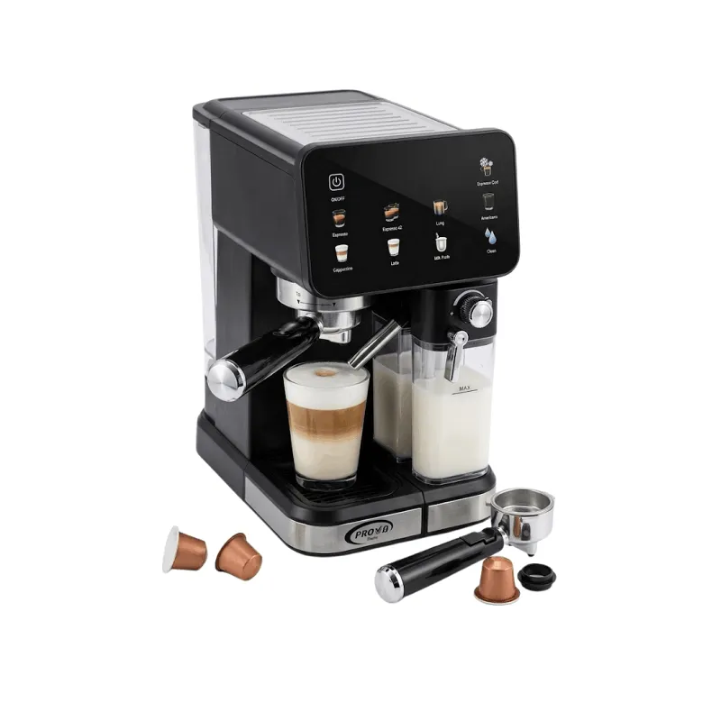 Machine à Café Expresso PROVA PE-777 1350W - Noir, Photo chez Best Buy Tunisie chez Best Buy Tunisie