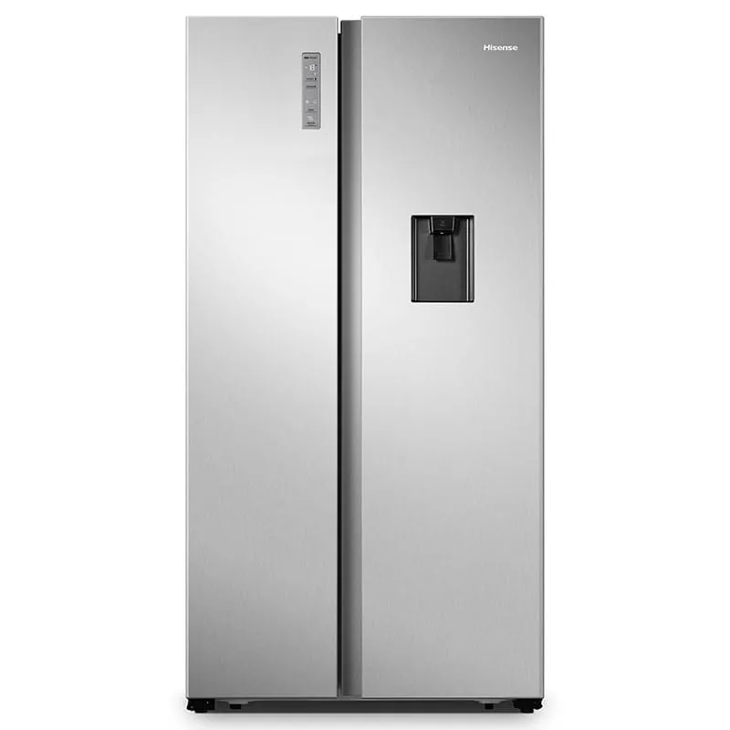 Réfrigérateur HISENSE NoFrost Inverter Side By Side 519Litres / Inox avec Afficheur et distributeur d'eau, Photo boutique Best Buy Tunisie chez Best Buy Tunisie