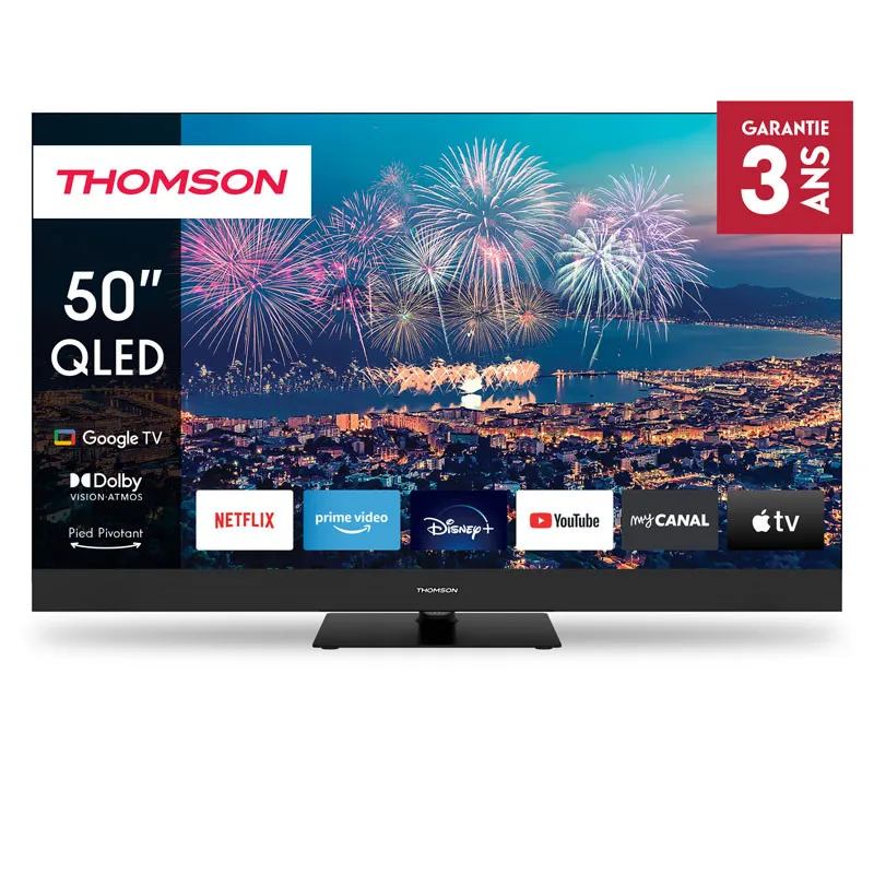 Thomson 50QG6C14 TV 127 cm (50") 4K Ultra HD Smart TV Wifi Noir, Photo boutique Best Buy Tunisie chez Best Buy Tunisie