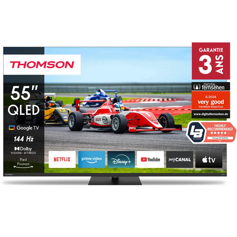 Thomson 55QG7C14 TV 139,7 cm (55") 4K Ultra HD Smart TV Wifi Noir, Photo boutique Best Buy Tunisie chez Best Buy Tunisie