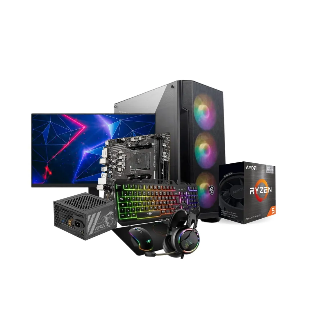 Gamer Shadow Hunter Amd Ryzen 5 16GB - Noir