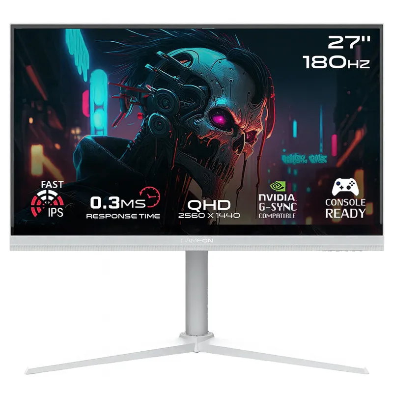 Ecran Gaming Gameon Arctic Pro Series GOA27QHD180IPS 27'' QHD 180Hz Fast IPS Blanc, Photo boutique Best Buy Tunisie chez Best Buy Tunisie