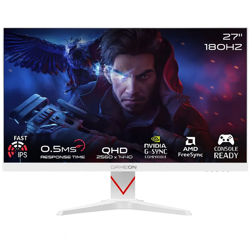 Ecran Gaming Gameon Dominator Series GOAD27QHD180IPS 27'' QHD 180Hz Fast IPS Blanc, Photo boutique Best Buy Tunisie chez Best Buy Tunisie
