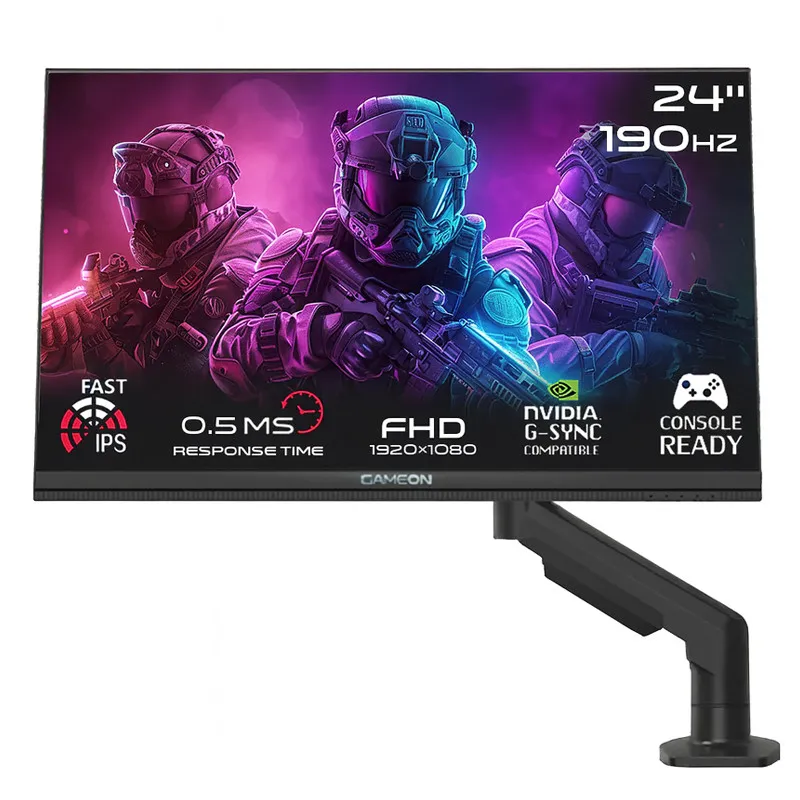 Ecran Gaming Gameon Midnight Pro X Series 24.5" FHD 190Hz Fast IPS Noir, Photo boutique Best Buy Tunisie chez Best Buy Tunisie