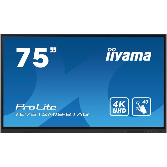 75" 4K UHD Android 11 - Iiyama PROLITE Panneau de Signalisation Numérique Wi-Fi 400cd/m² Noir, Photo boutique Best Buy Tunisie chez Best Buy Tunisie