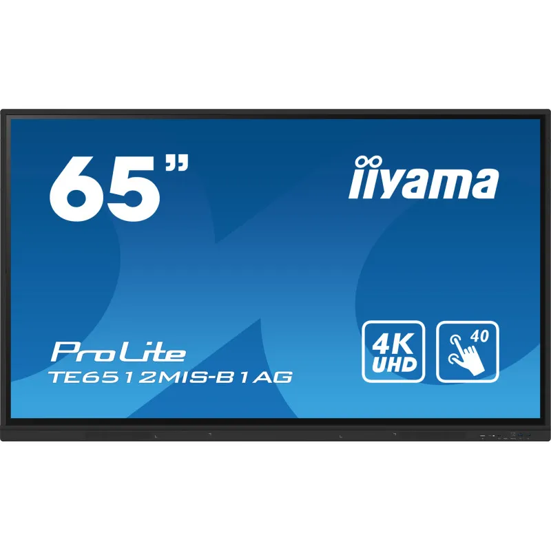 Écran Interactif 65" 4K UHD WiFi Noir - Iiyama TE6512MIS-B1AG Android 11, Photo boutique Best Buy Tunisie chez Best Buy Tunisie