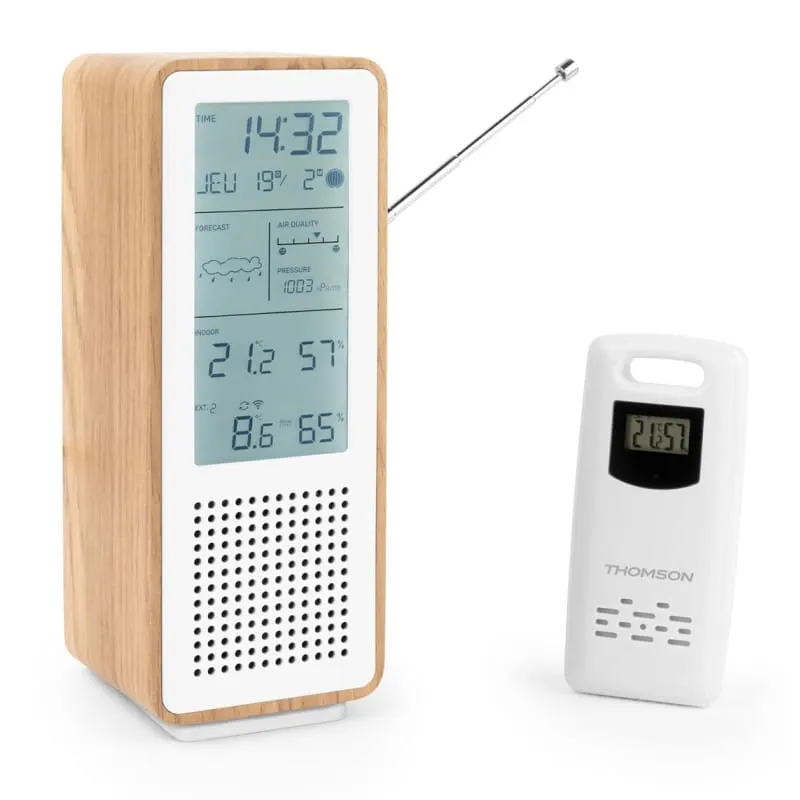 Enceinte & Station météo WS102TWH THOMSON / Blanc