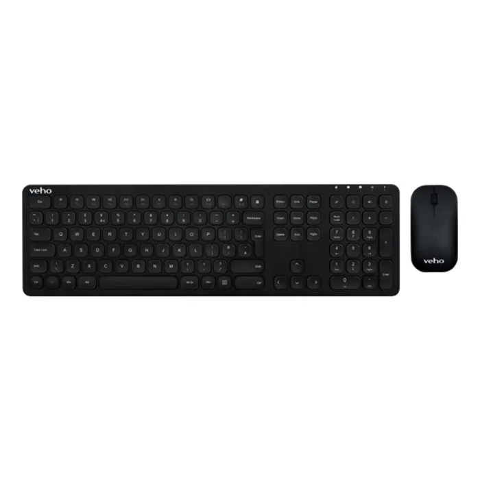 Veho HUT8 WZ-1 clavier Souris incluse RF sans fil QWERTY Anglais britannique Noir, Photo boutique Best Buy Tunisie chez Best Buy Tunisie
