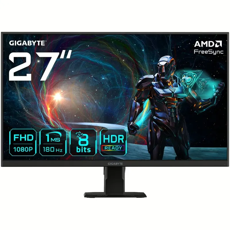 Écran Gaming GIGABYTE GS27FA 27" Full HD SS IPS / 180 Hz / Noir, Photo boutique Best Buy Tunisie chez Best Buy Tunisie