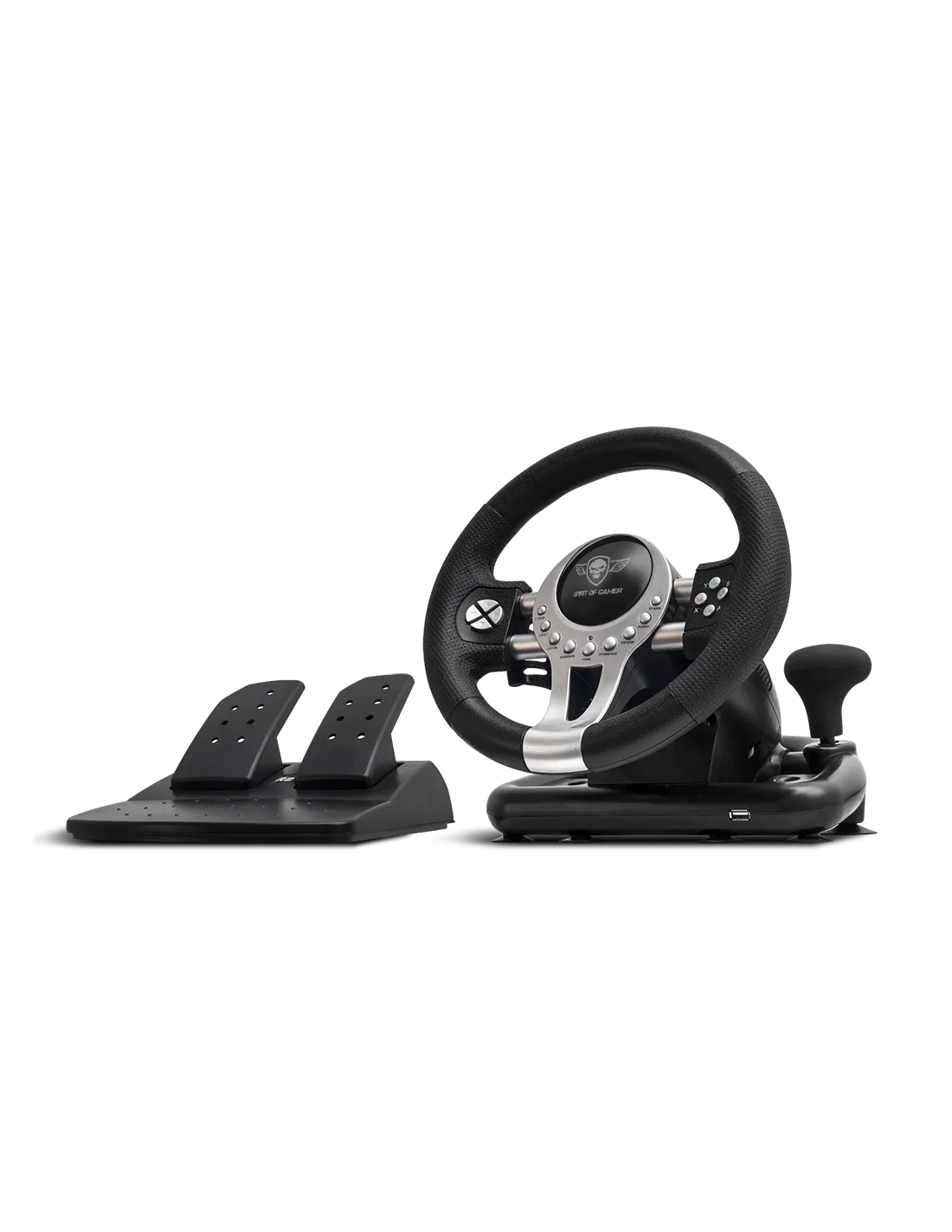 Spirit of Gamer Race Wheel Pro 2 Noir, Argent USB Volant + pédales Numérique PC, PlayStation 4, Playstation 3, Xbox One, Photo boutique Best Buy Tunisie chez Best Buy Tunisie