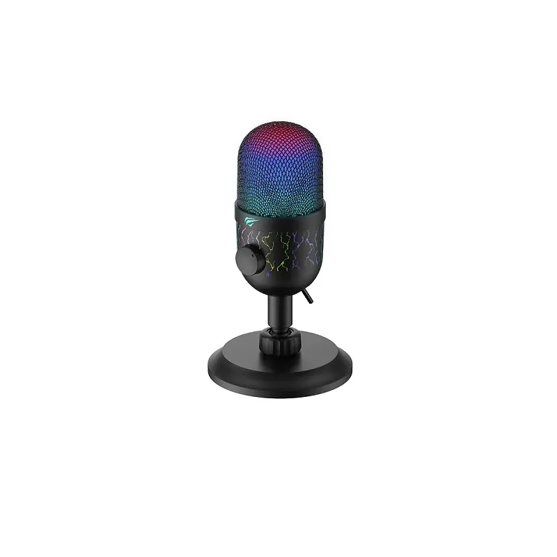 Microphone Gamer Filaire HAVIT GK52 Cardioïde RGB - Noir, Photo boutique Best Buy Tunisie chez Best Buy Tunisie