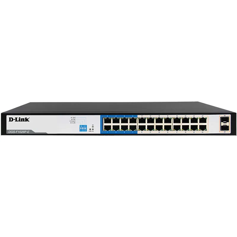Switch Gigabit Ethernet Non-Géré PoE 26 Ports Gris D-Link DGS-F1026P-E, Photo boutique Best Buy Tunisie chez Best Buy Tunisie