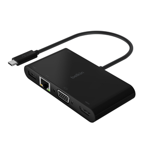 Belkin AVC004BTBK hub & concentrateur USB 3.2 Gen 1 (3.1 Gen 1) Type-C Noir, Photo boutique Best Buy Tunisie chez Best Buy Tunisie