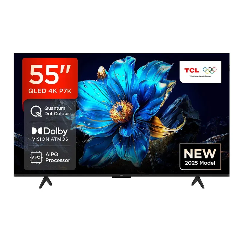 TV TCL P7K 55" 4K QLED UHD Smart TV Noir, Photo boutique Best Buy Tunisie chez Best Buy Tunisie