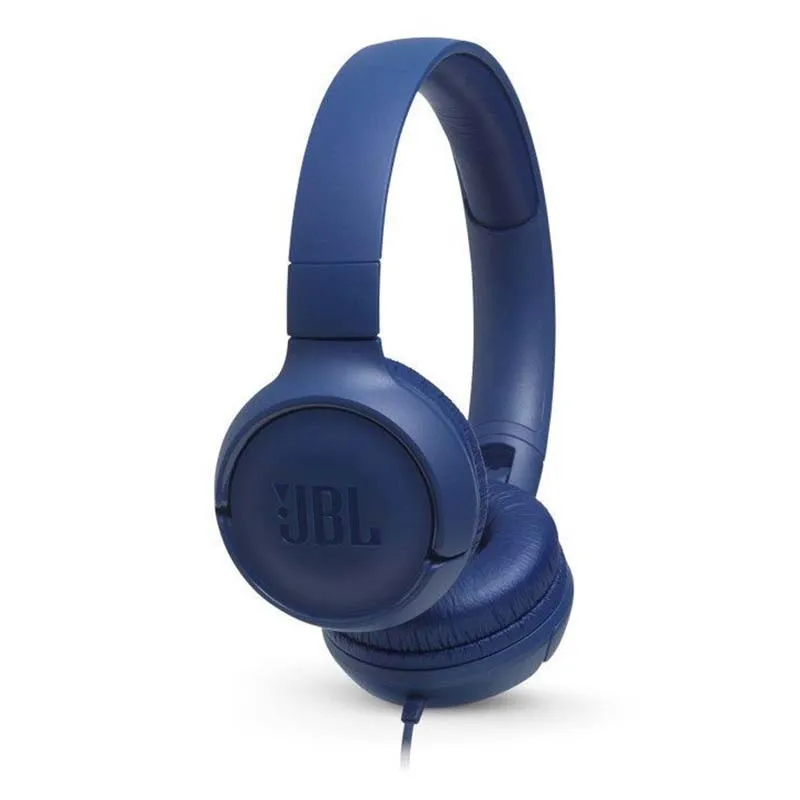 Micro Casque JBL T500 Filaire - Bleu, Photo boutique Best Buy Tunisie chez Best Buy Tunisie