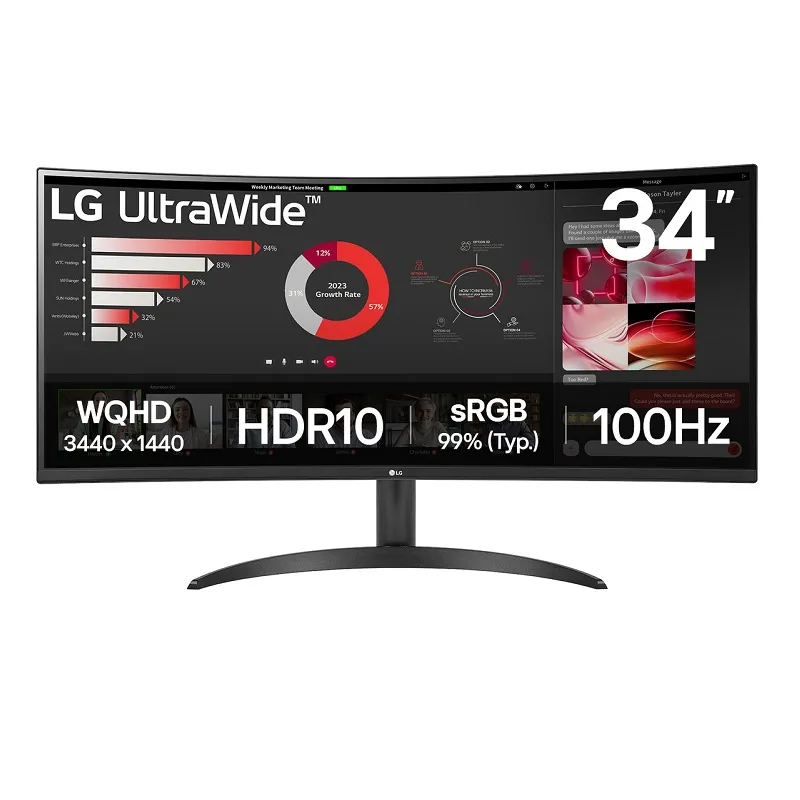 Ecran Gaming LG 34WR50QK 34'' UWQHD Incurvé 100Hz, Photo boutique Best Buy Tunisie chez Best Buy Tunisie