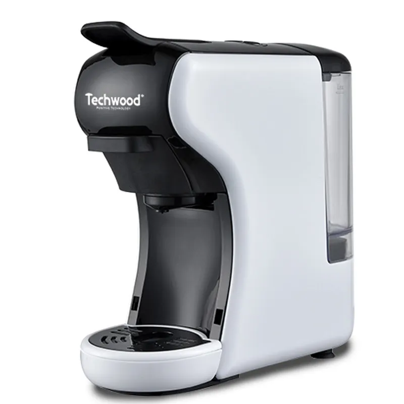 Machine à Café Expresso 2 en 1 Techwood TCA-191N Blanc