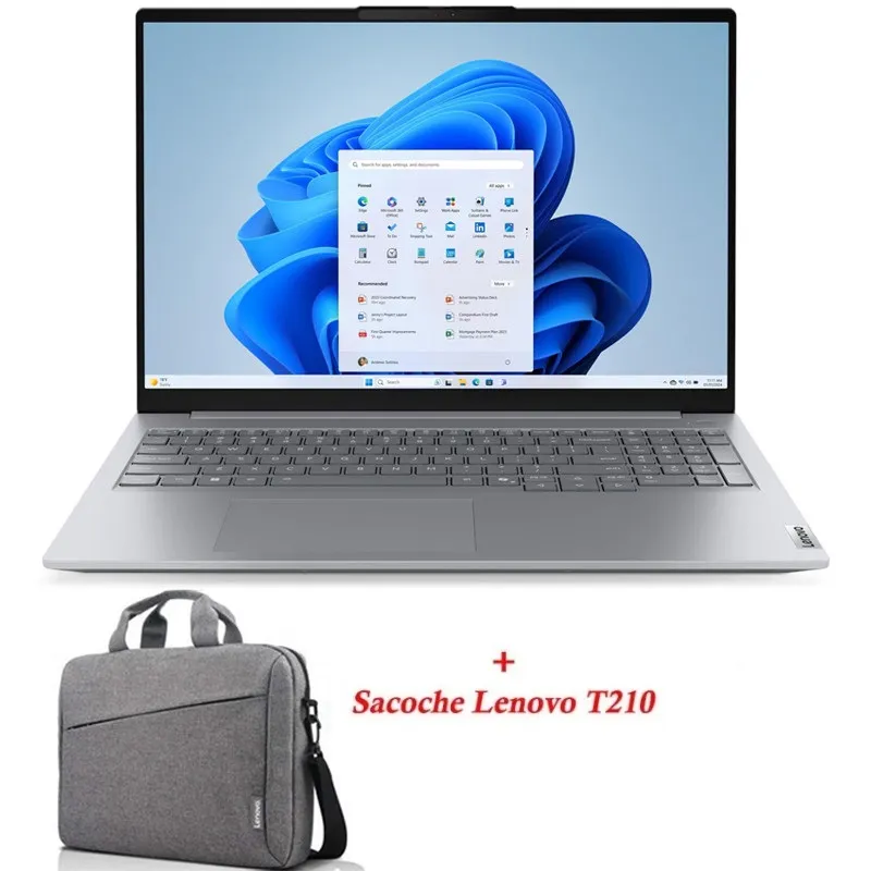 Pc Portable Lenovo ThinkBook 16 G8 IAL / Ultra 7 255H / 16 Go DDR5 / 512 Go SSD / Gris Avec Sacoche Lenovo, Photo boutique Best Buy Tunisie chez Best Buy Tunisie