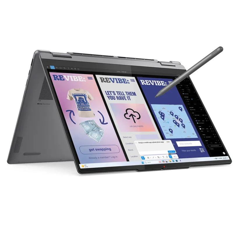 Lenovo Yoga 7 2-in-1 14ILL10 Copilot+ PC Intel Core Ultra 7 258V Hybride (2-en-1) 35,6 cm (14") Écran tactile 2.8K 32 Go LPDDR5x-SDRAM 1 To SSD Wi-Fi 7 (802.11be) Windows 11 Home Français Gris, Photo boutique Best Buy Tunisie chez Best Buy Tunisie