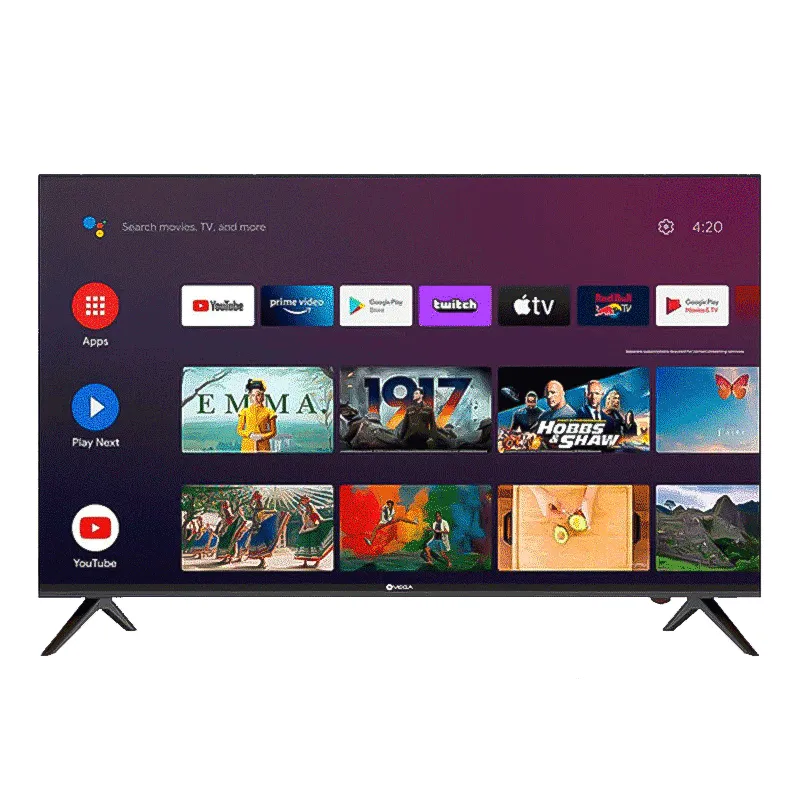 Tv Vega F55F2QBG 55" QLED UHD 4k Smart Tv Noir, Photo boutique Best Buy Tunisie chez Best Buy Tunisie