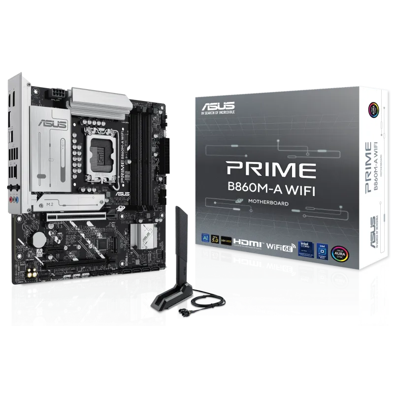 ASUS PRIME B860M-A WIFI Intel B860 LGA 1851 (Socket V1) micro ATX, Photo boutique Best Buy Tunisie chez Best Buy Tunisie